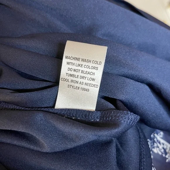 Ellen Weaver Tiered Skirt Bandana Print Dress Sz M - Picture 7 of 7